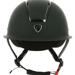 EQUITHÈME Cap Glint Mat Zwart/Zwart