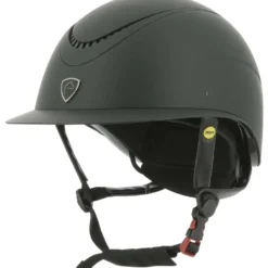 EQUITHÈME Cap Wings Mips Mat Zwart