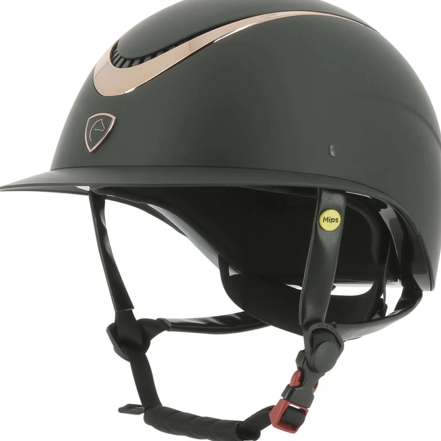 EQUITHÈME Cap Wings Mips Roségoud/Zwart