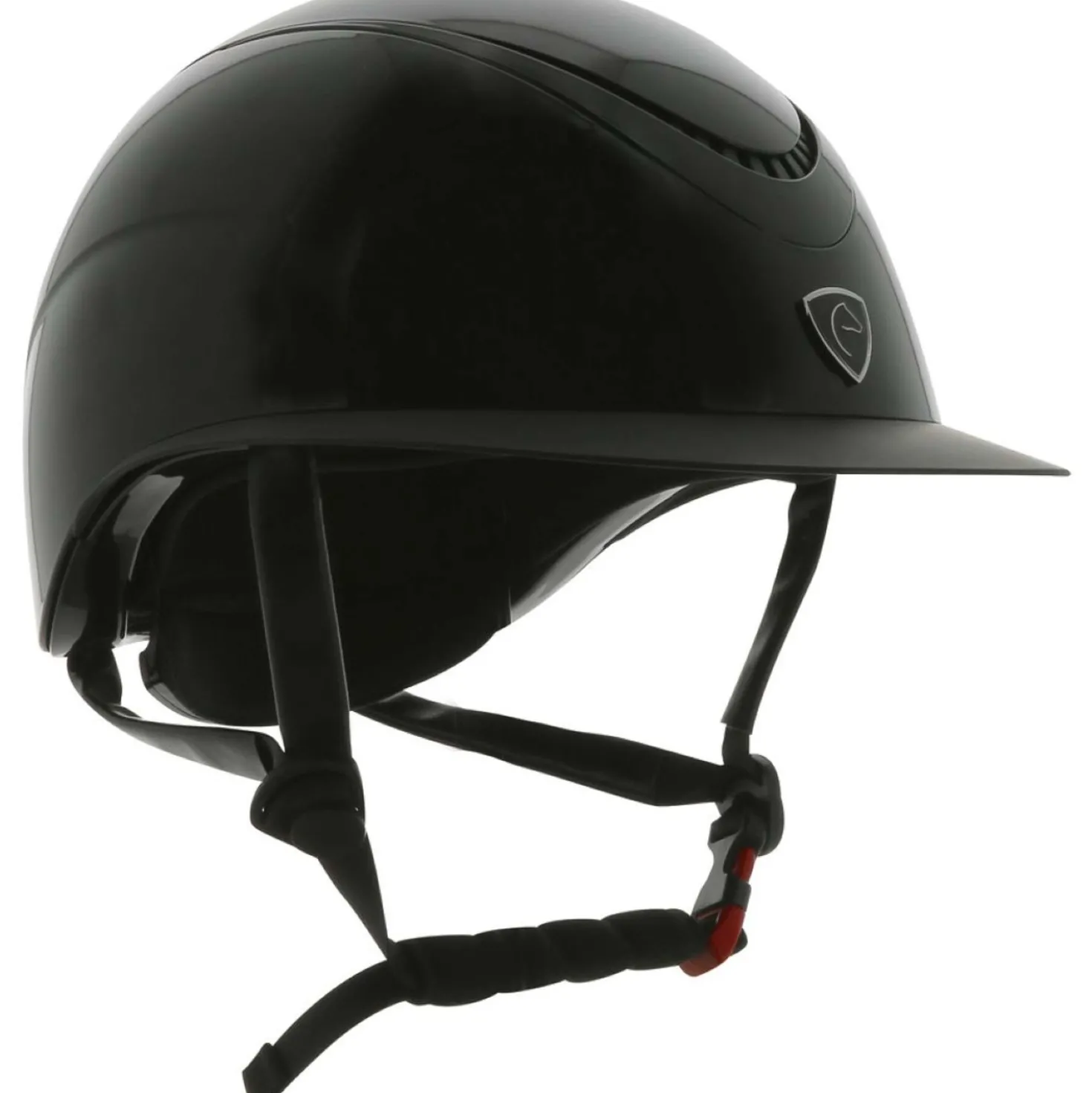 EQUITHÈME Cap Wings Mips Zwart Shiny
