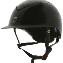 EQUITHÈME Cap Wings Mips Zwart Shiny