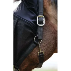 EQUITHÈME Halster met Masker Mesh Zwart