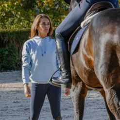 EQUITHÈME Hoodie Axel Unisex Blauw/Lichtblauw