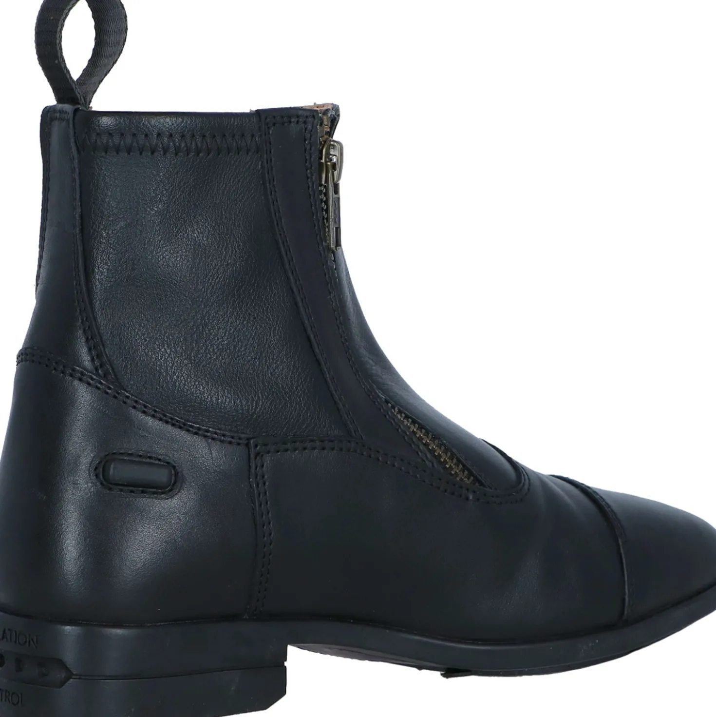 EQUITHÈME Jodhpurs Double Zip Zwart