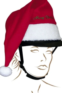 EQUITHÈME Kerstmuts voor op Cap Rood