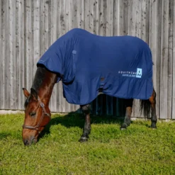 EQUITHÈME Koeldeken Cool& Dry Fresh Combo Marineblauw