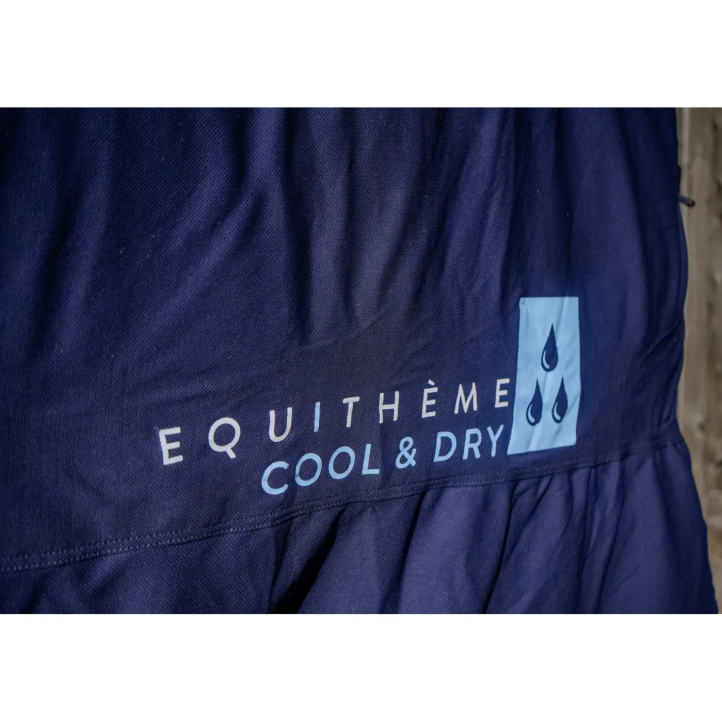 EQUITHÈME Koeldeken Cool& Dry Fresh Marineblauw