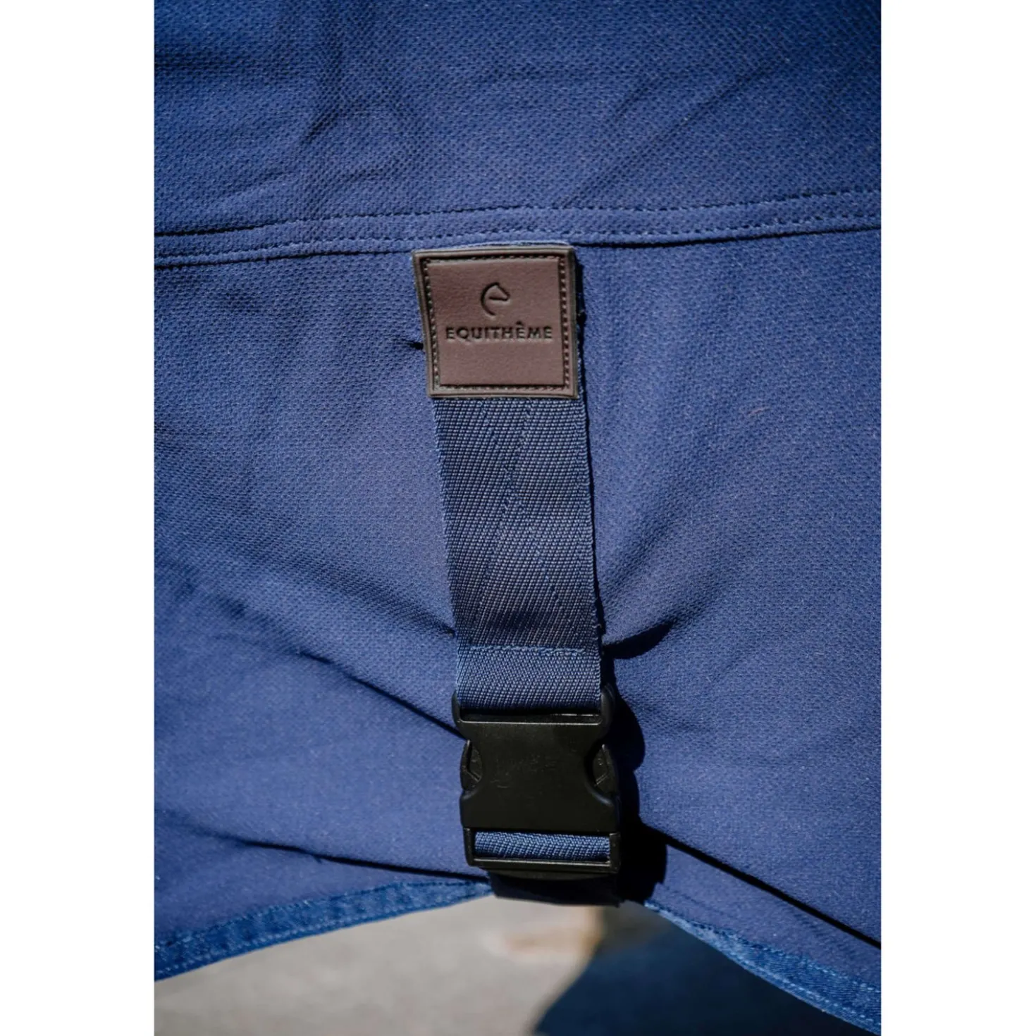 EQUITHÈME Koeldeken Cool& Dry Fresh Marineblauw
