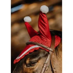 EQUITHÈME Oornetje Kerst Rood