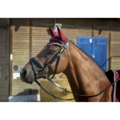 EQUITHÈME Oornetje Polyfun Bordeaux/Taupe
