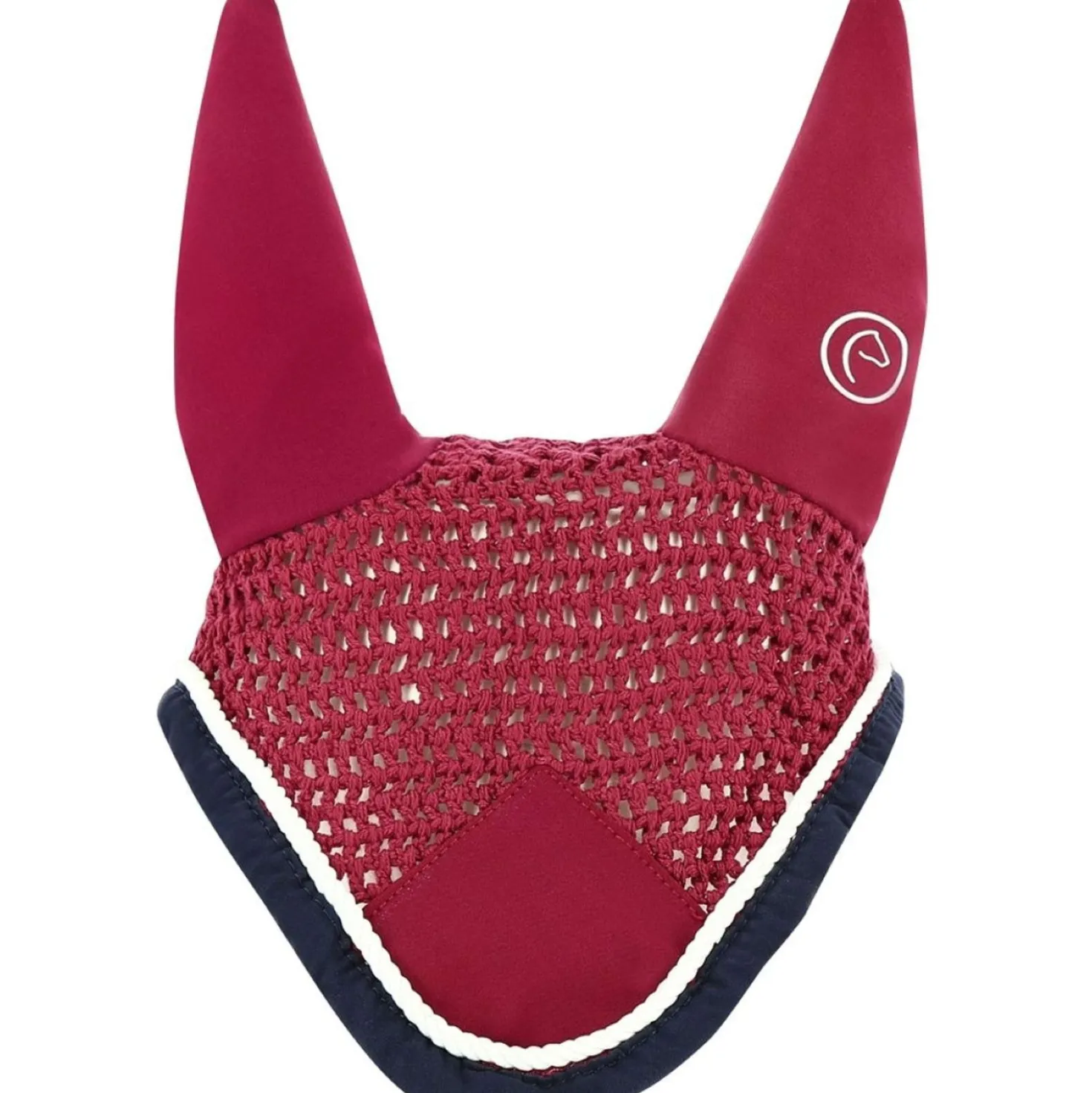 EQUITHÈME Oornetje Polyfun Framboos/Marineblauw