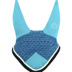 EQUITHÈME Oornetje Polyfun Turquoise/Marineblauw