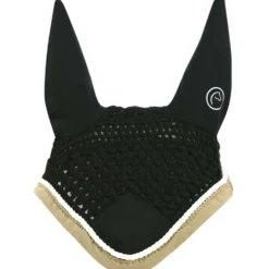 EQUITHÈME Oornetje Polyfun Zwart/Taupe