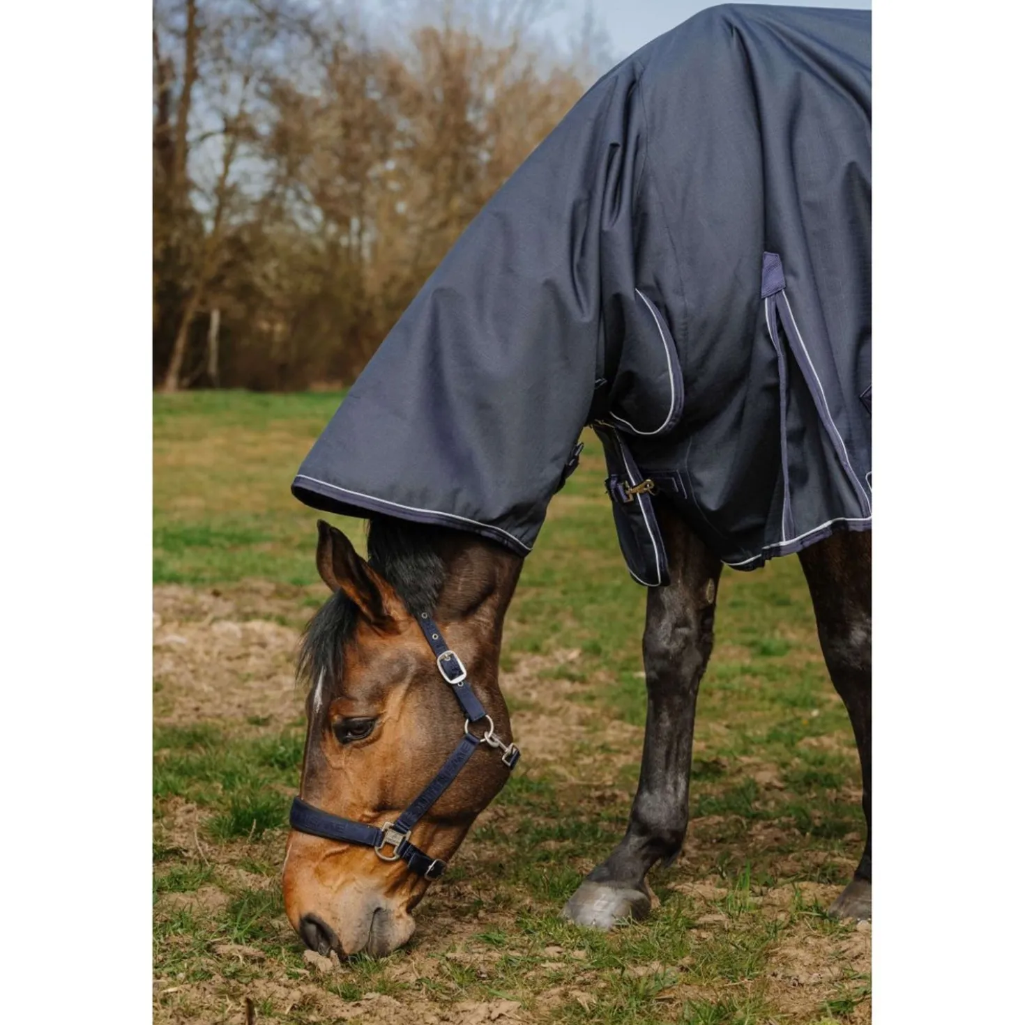 EQUITHÈME Outdoordeken Anatomic Combi 1200D 200g Navy