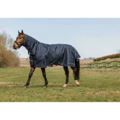 EQUITHÈME Outdoordeken Anatomic Combi 1200D 50g Navy