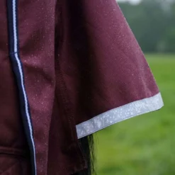 EQUITHÈME Outdoordeken Tyrex 1200D 0g High Neck Burgundy