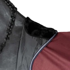 EQUITHÈME Outdoordeken Tyrex 1200D 0g High Neck Burgundy
