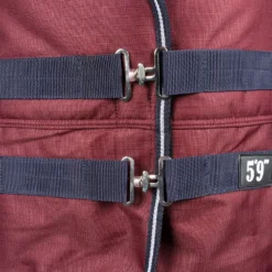 EQUITHÈME Outdoordeken Tyrex 1200D 300g Standard Burgundy