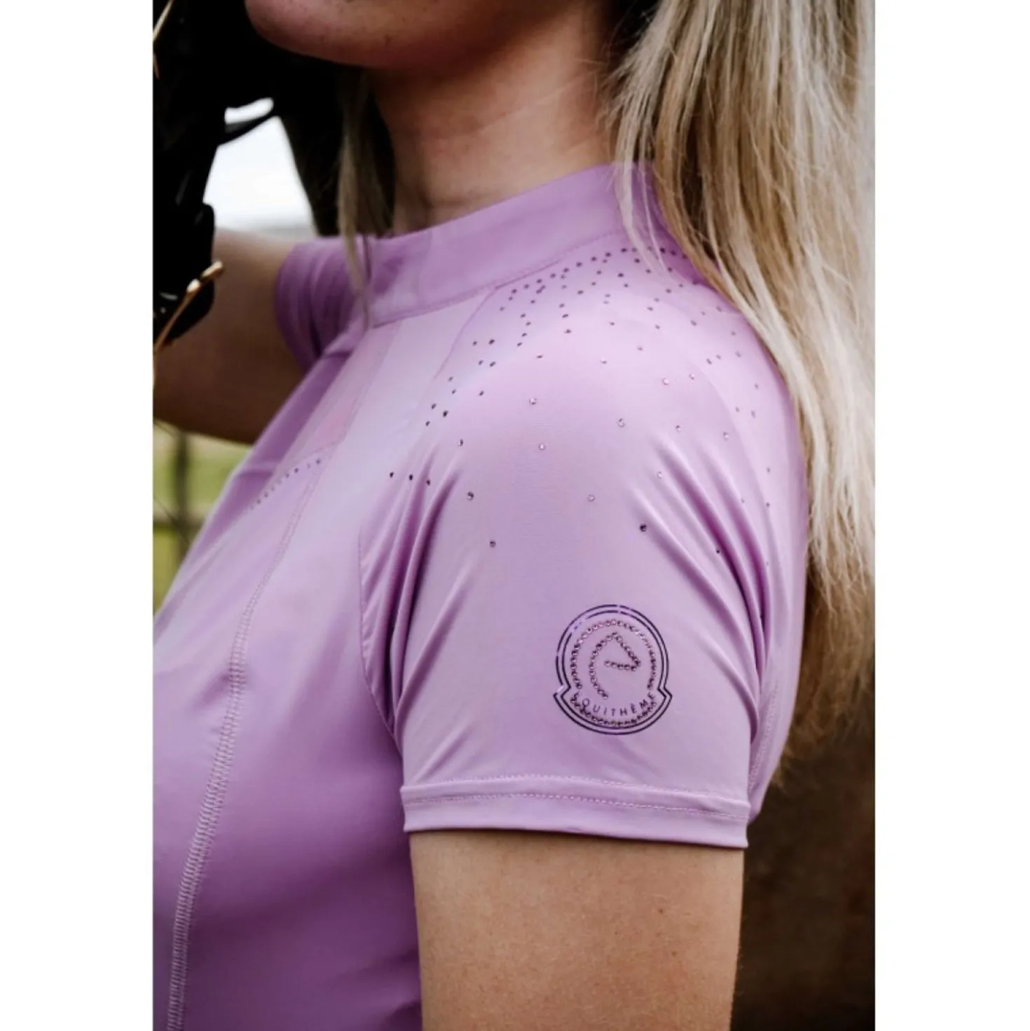 EQUITHÈME Polo Claudia Paars