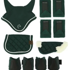 EQUITHÈME Pony Academy Accesoire Set Mini Donker Groen