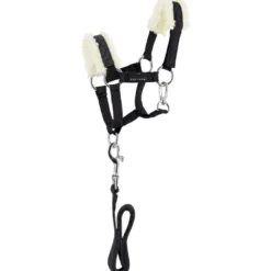 EQUITHÈME Pony Academy Halsterset Zwart Glitter
