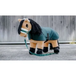EQUITHÈME Pony Academy Showdeken Set Mini Donker Groen