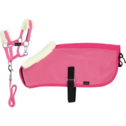 EQUITHÈME Pony Academy Showdeken Set Mini Roze