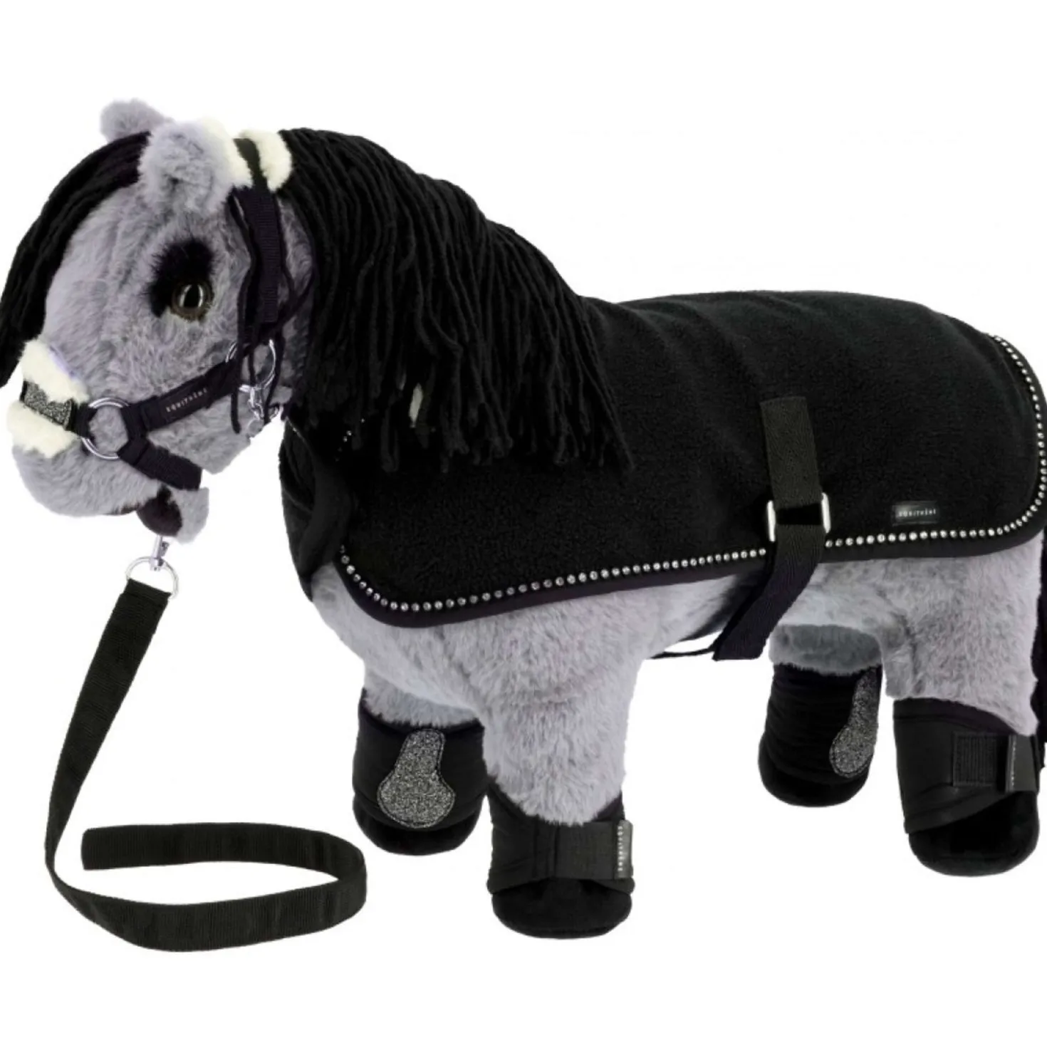 EQUITHÈME Pony Academy Zweetdeken Zwart Glitter