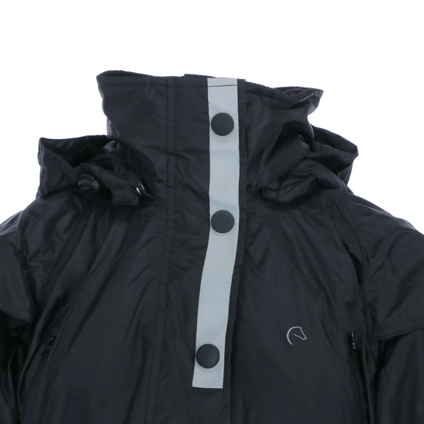 EQUITHÈME Regenjas Ridercoat Zwart