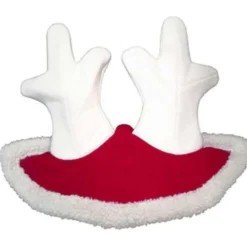 EQUITHÈME Rendiergewei Kerstmuts Rood