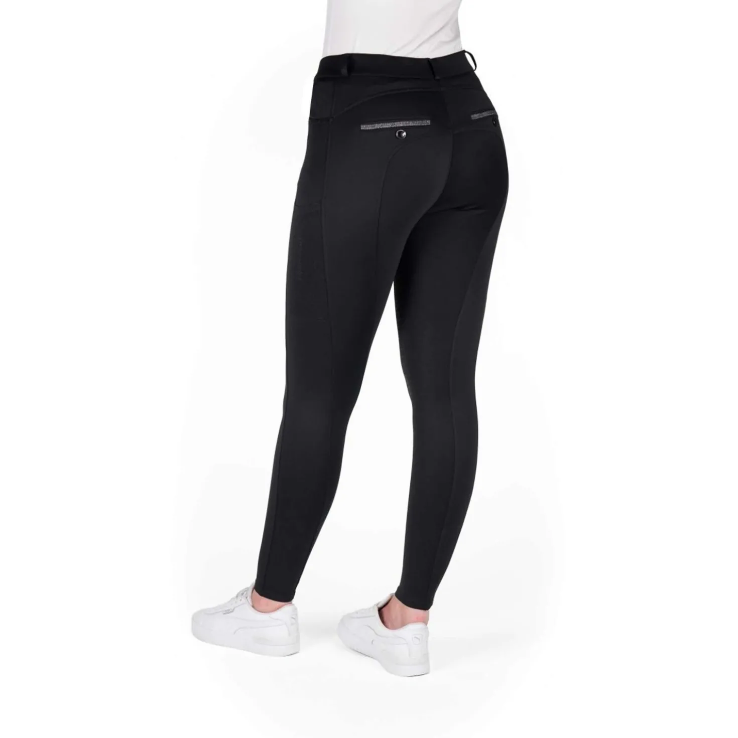 EQUITHÈME Rijbroek Capucine Knie Grip Zwart