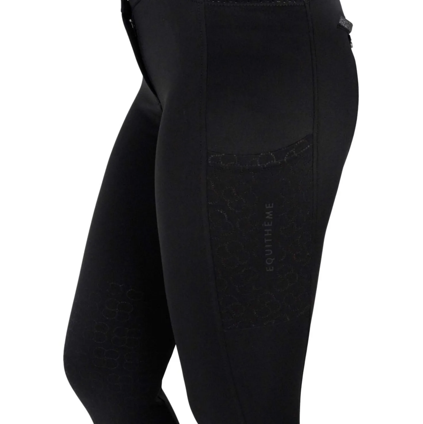 EQUITHÈME Rijbroek Capucine Knie Grip Zwart