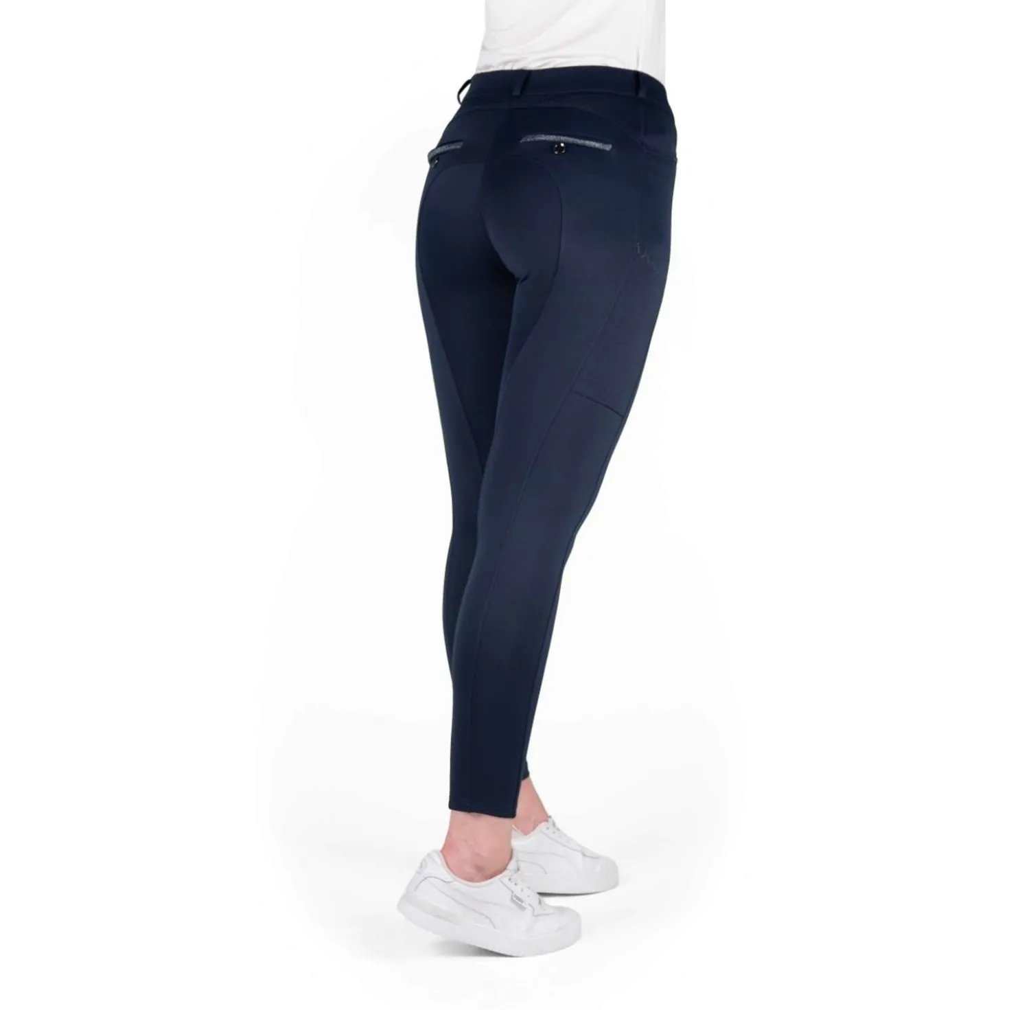 EQUITHÈME Rijbroek Capucine Knie Grip Navy