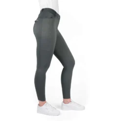 EQUITHÈME Rijbroek Capucine Knie Grip Grijs