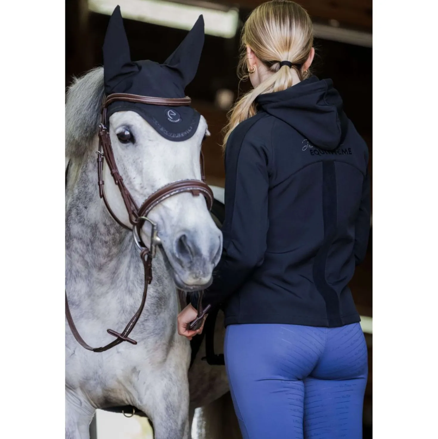 EQUITHÈME Softshell Jas Victoria Zwart