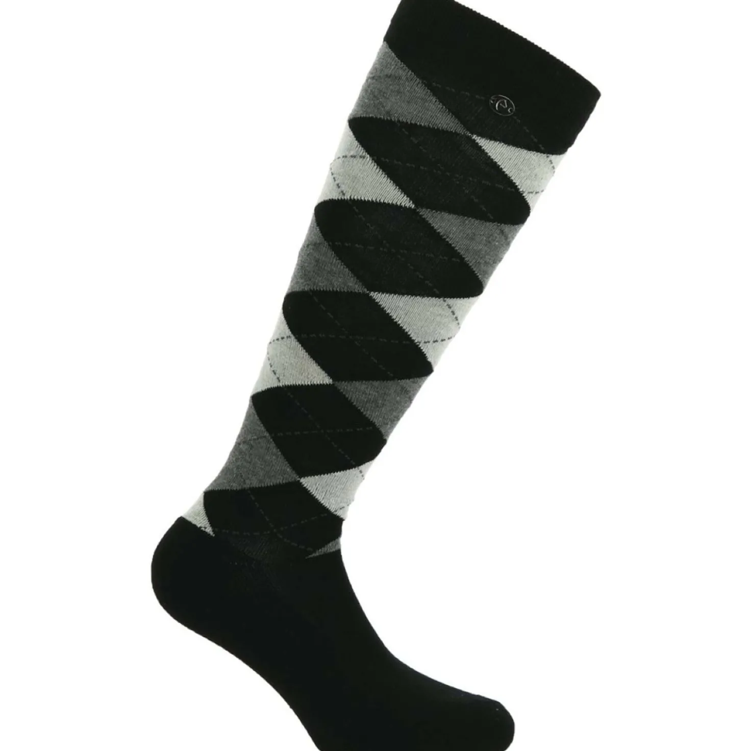 EQUITHÈME Sokken Argyle Zwart/Ecru