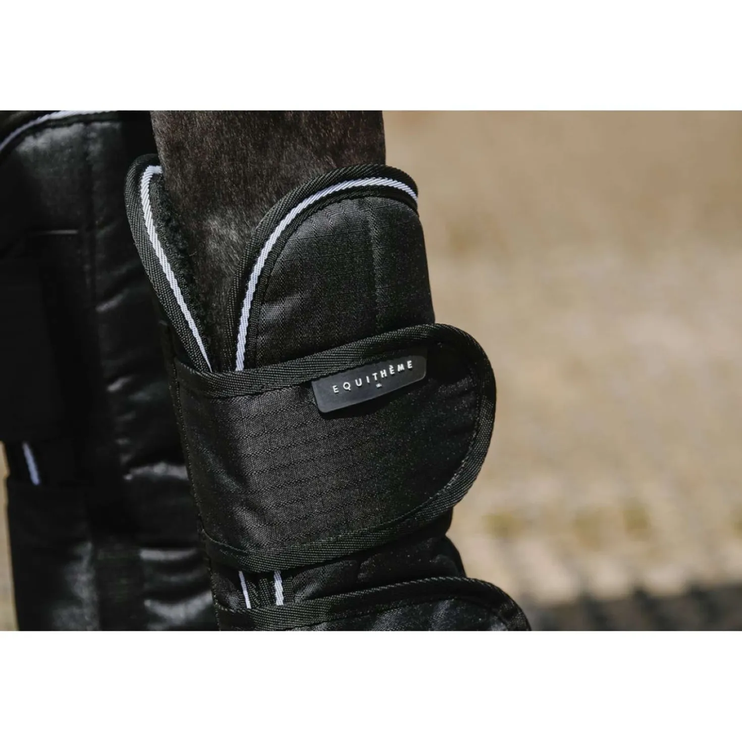 EQUITHÈME Transportbeschermers 600D Zwart