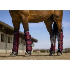 EQUITHÈME Transportbeschermers 1200D Renforcé Burgundy