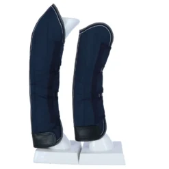 EQUITHÈME Transportbeschermers 600D Marine Blauw/Grijs/Wit