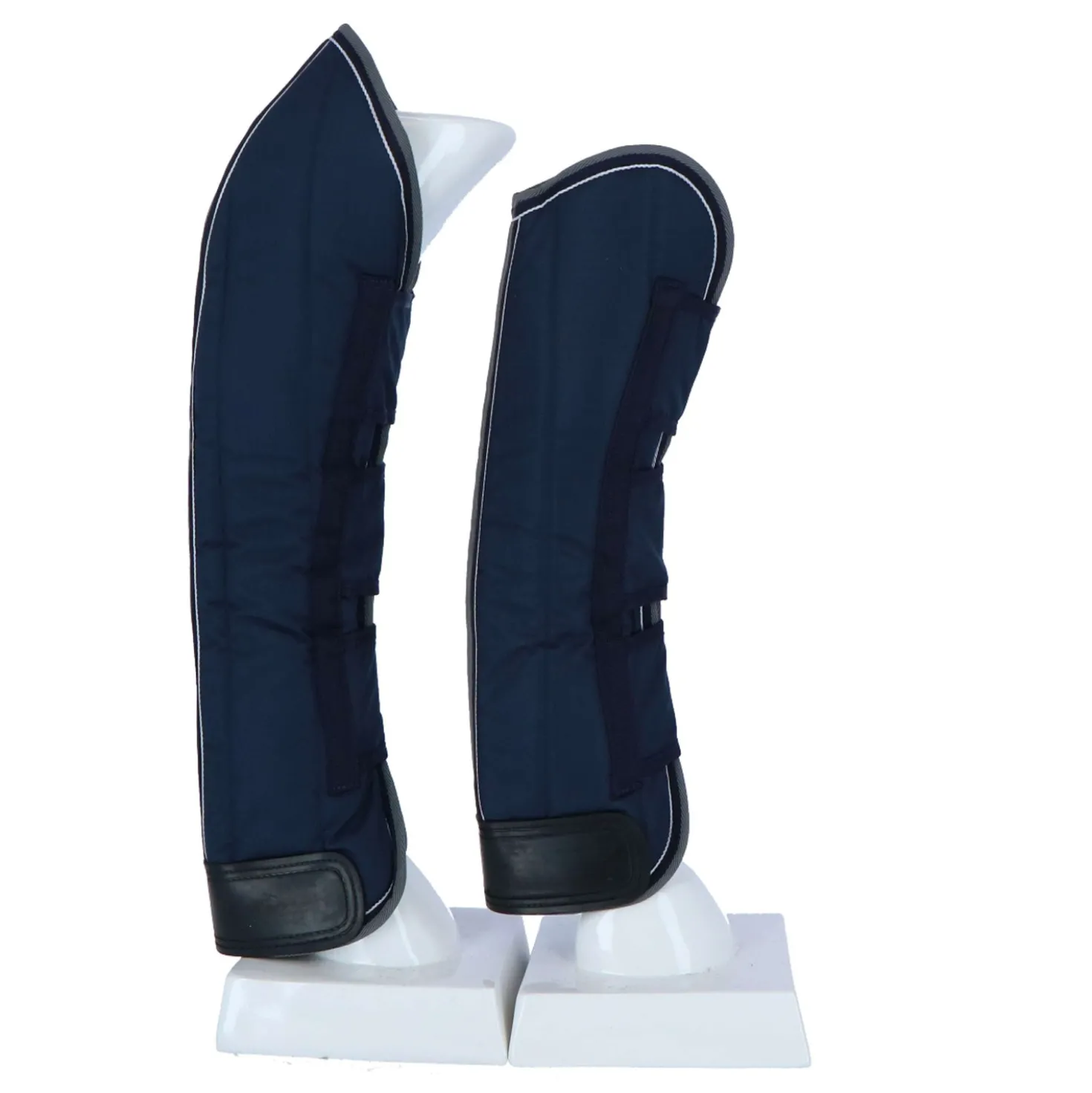 EQUITHÈME Transportbeschermers 600D Marine Blauw/Grijs/Wit