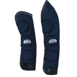 EQUITHÈME Transportbeschermers 600D Marine Blauw/Grijs/Wit