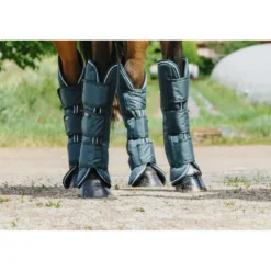 EQUITHÈME Transportbeschermers 600D Groen