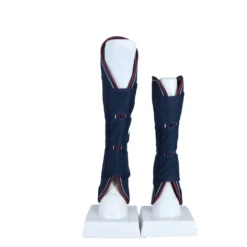 EQUITHÈME Transportbeschermers 1200D Marine Blauw/Bordeaux/Wit