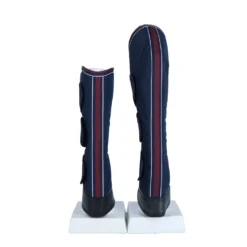 EQUITHÈME Transportbeschermers 1200D Marine Blauw/Bordeaux/Wit