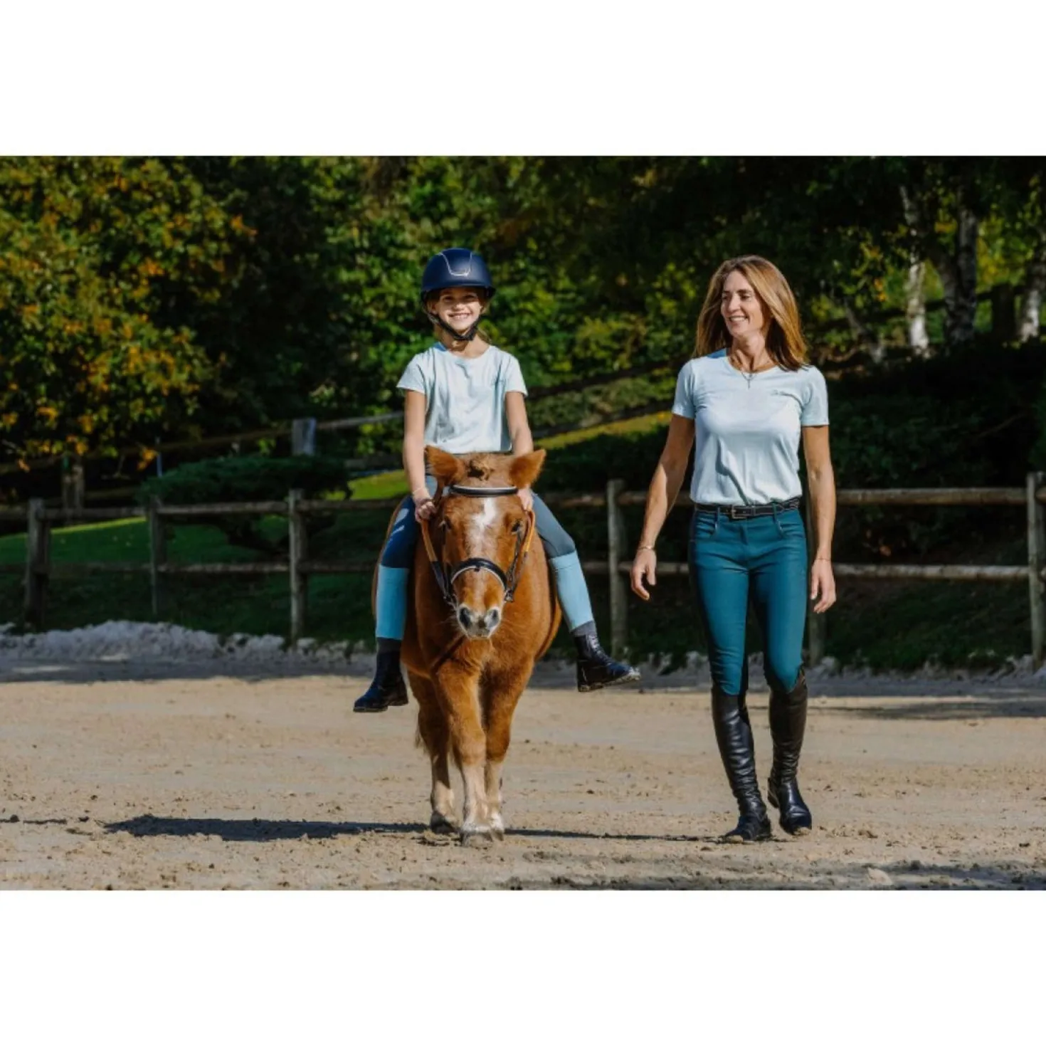 EQUITHÈME T-Shirt Bonnie Mint/Groen