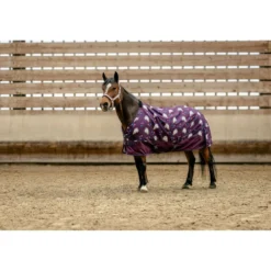 EQUITHÈME Turnout Deken Unicorn 600D 0g Plum