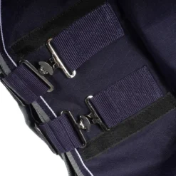 EQUITHÈME Turnout Rug Tyrex Combo 600D 350g Navy/Grijs Dots