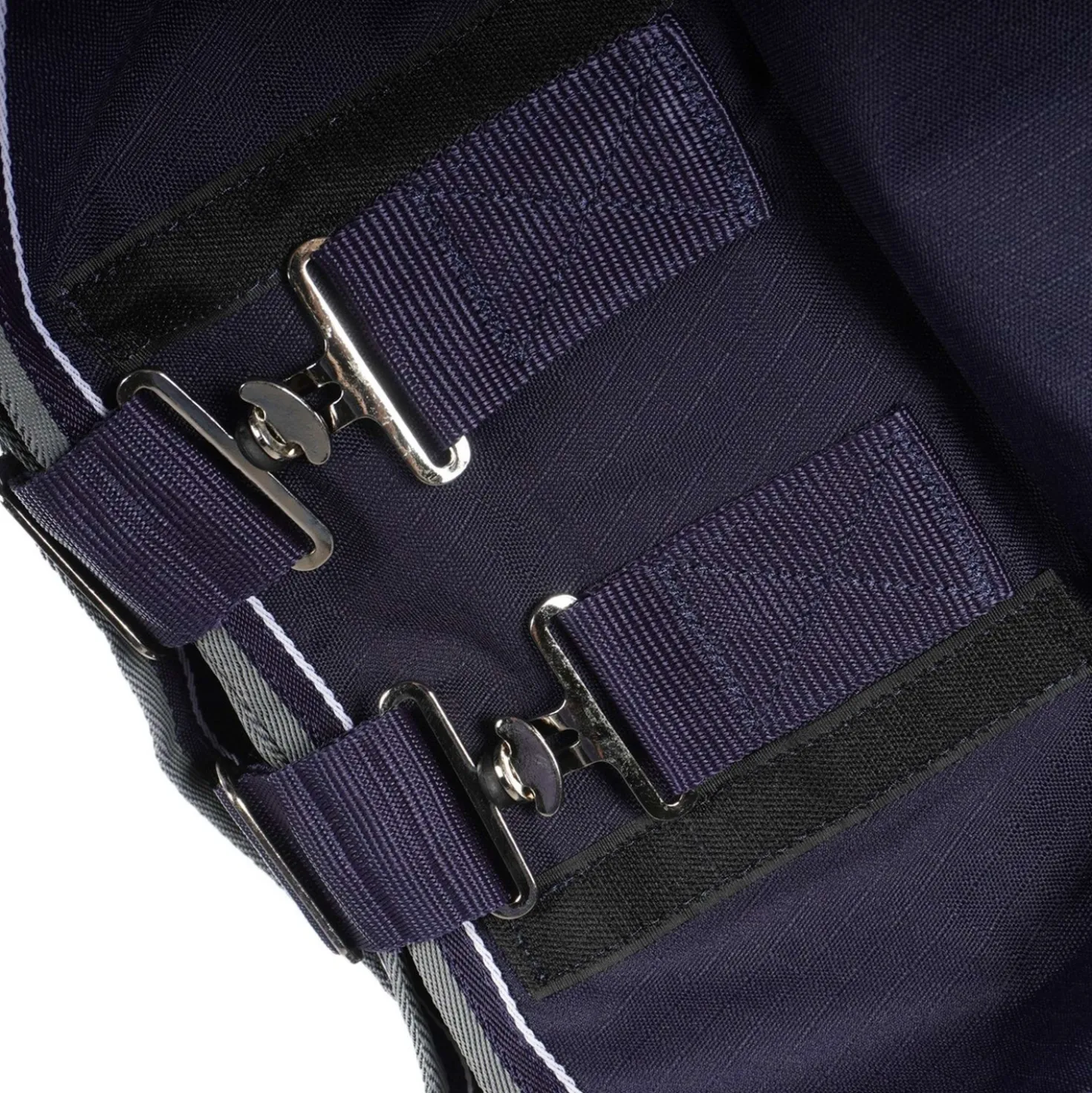 EQUITHÈME Turnout Rug Tyrex Combo 600D 350g Navy/Grijs Dots