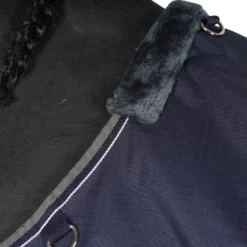 EQUITHÈME Turnout Rug Tyrex 600D 150g Navy/Grijs Dots