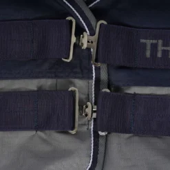 EQUITHÈME Turnout Rug Tyrex 600D 450g Navy/Grijs Dots